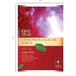 Elegant Red and Gold Bible Cover with Leaf Motifs (small gift included!